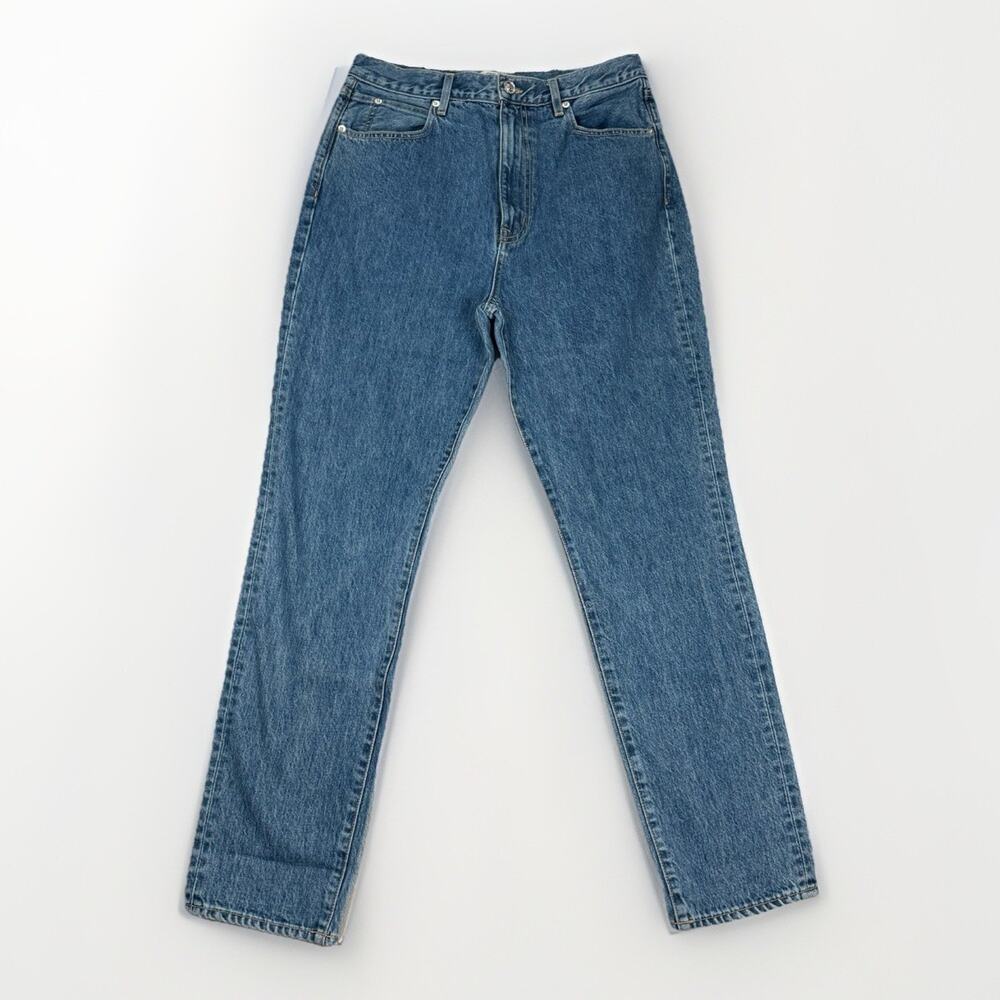 Slvrlake High Rise Beatnik Jeans Blue Born To Run Cotton Women's Size 32 USA